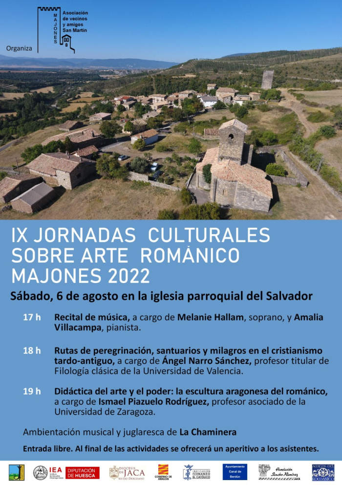 Cartel Jornadas Arte Románico Majones 2022